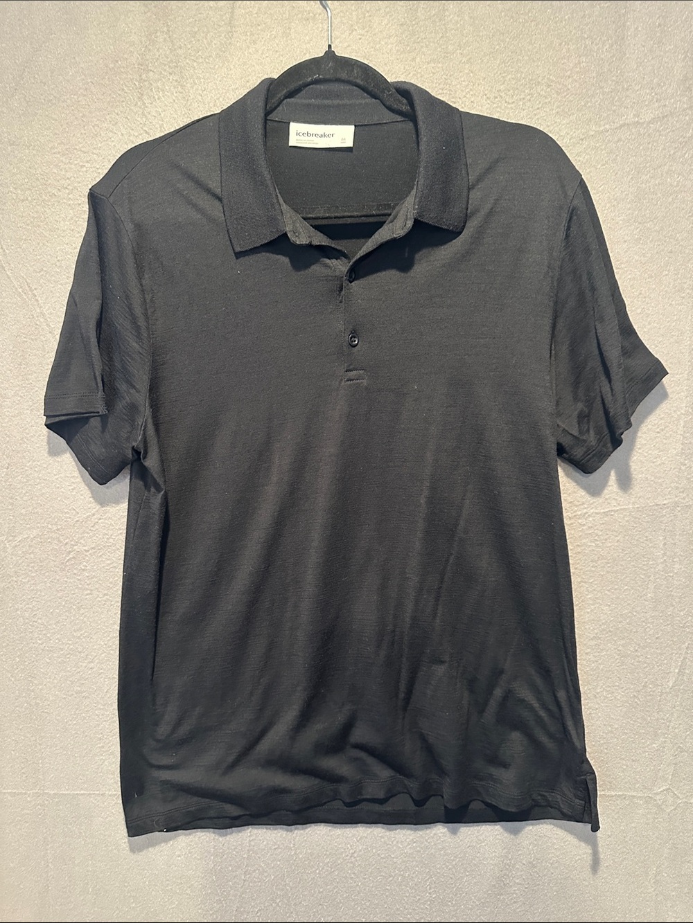Icebreaker Men’s Black Short-Sleeve Polo